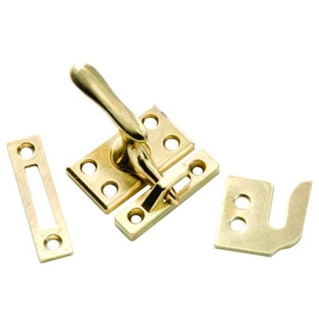 Casement Window Lock - Polished Brass